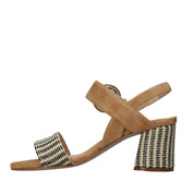 Sandali tacco Marrone Carmens 