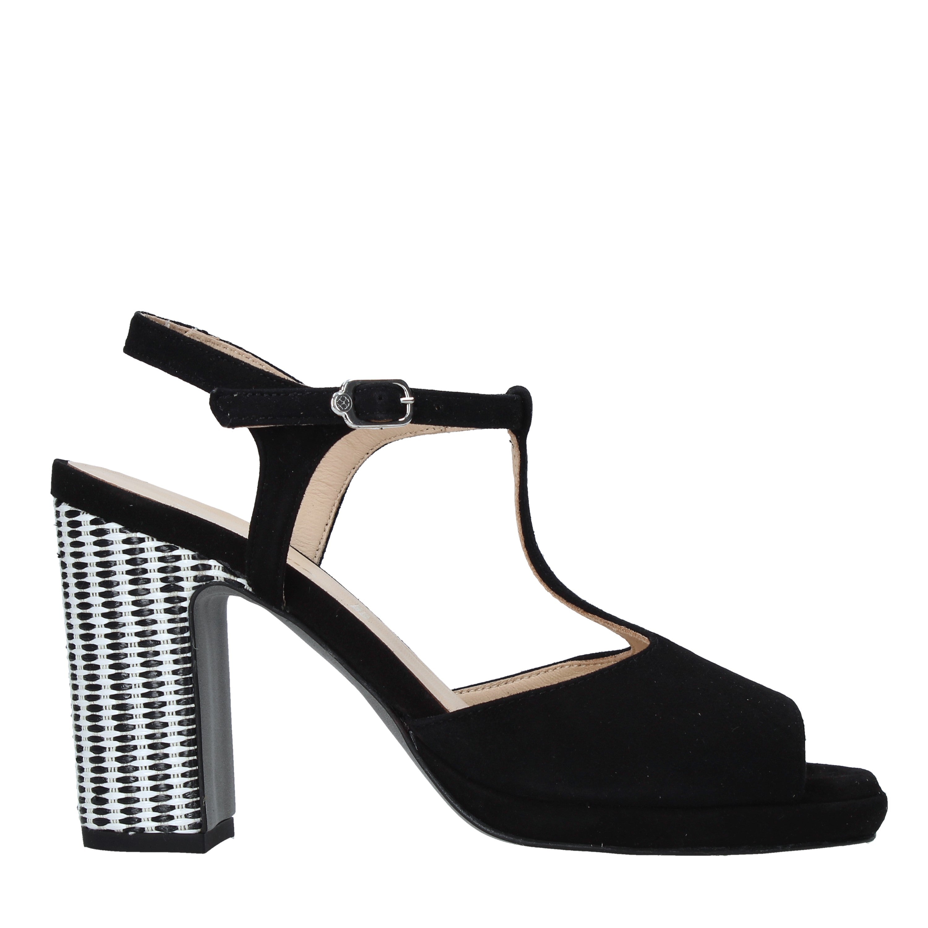 Sandali tacco Nero Carmens 