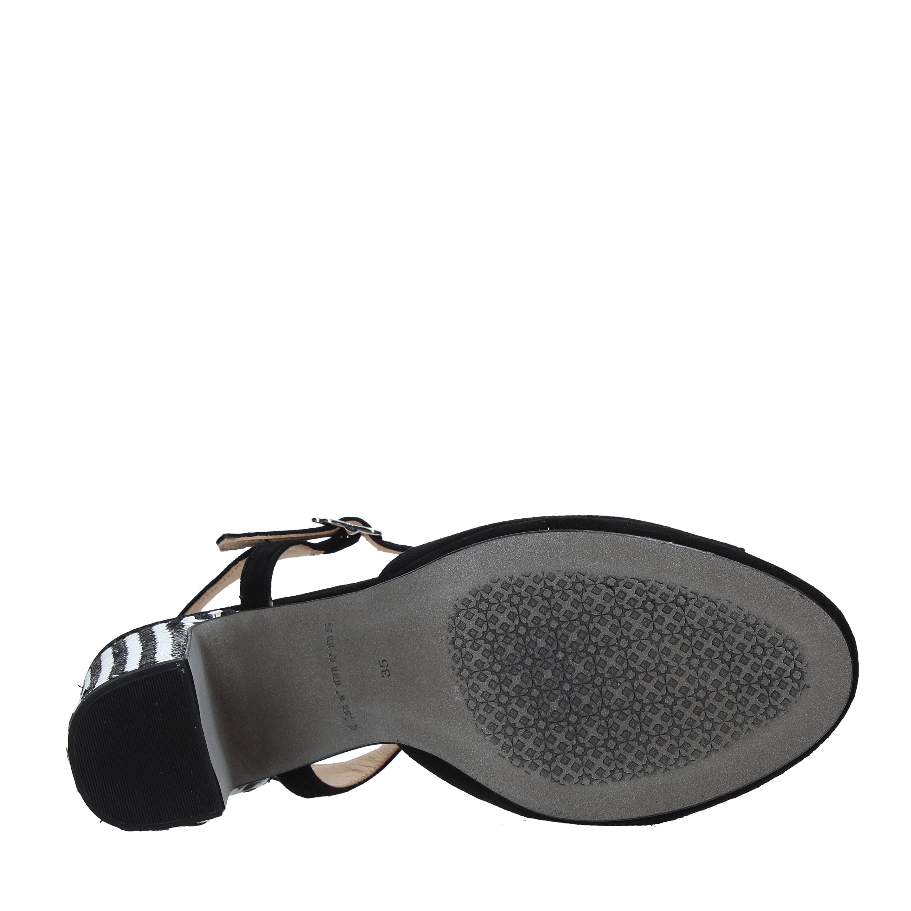 Sandali tacco Nero Carmens 