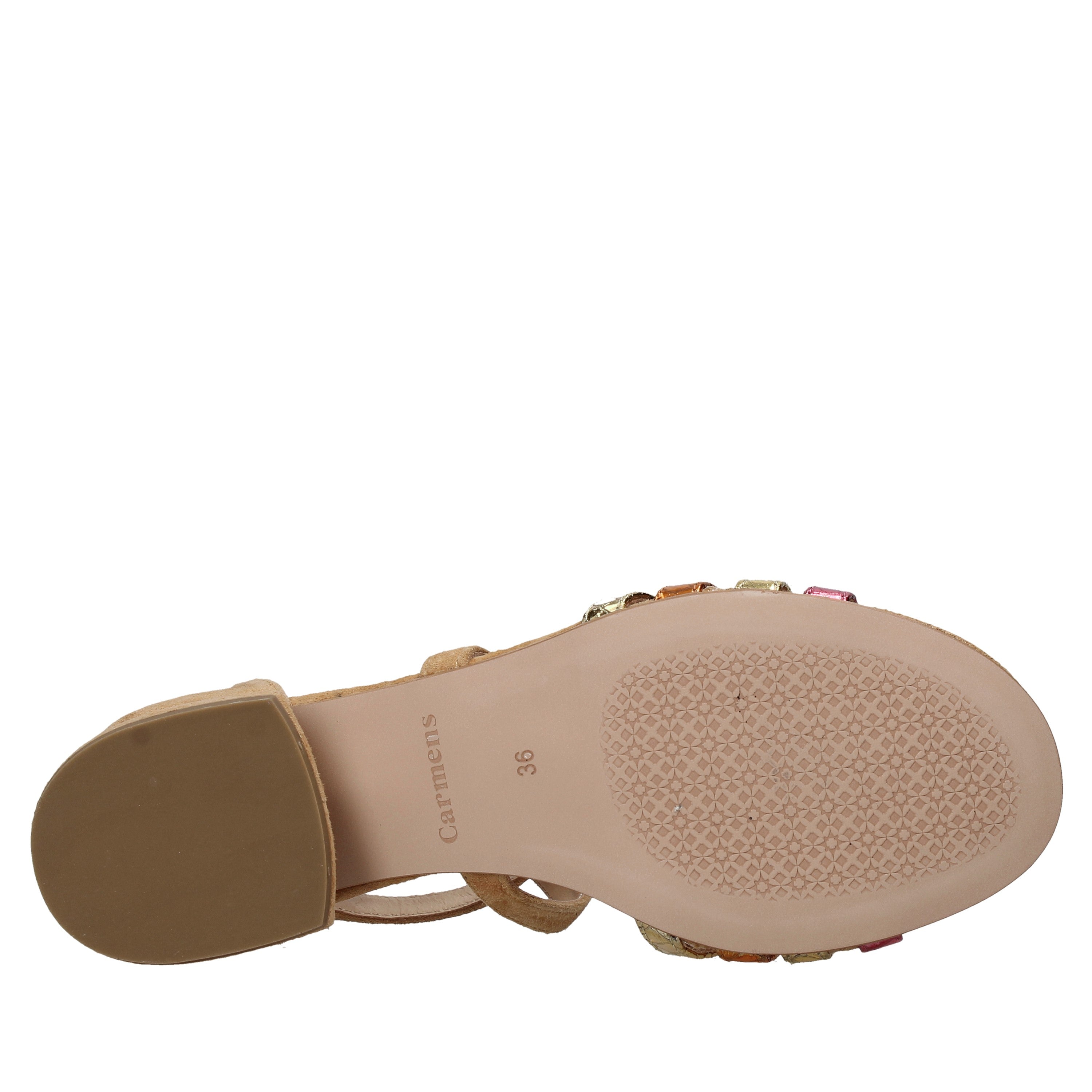 Sandali tacco Marrone Carmens 