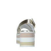 Sandali zeppa Dorato Carmens 