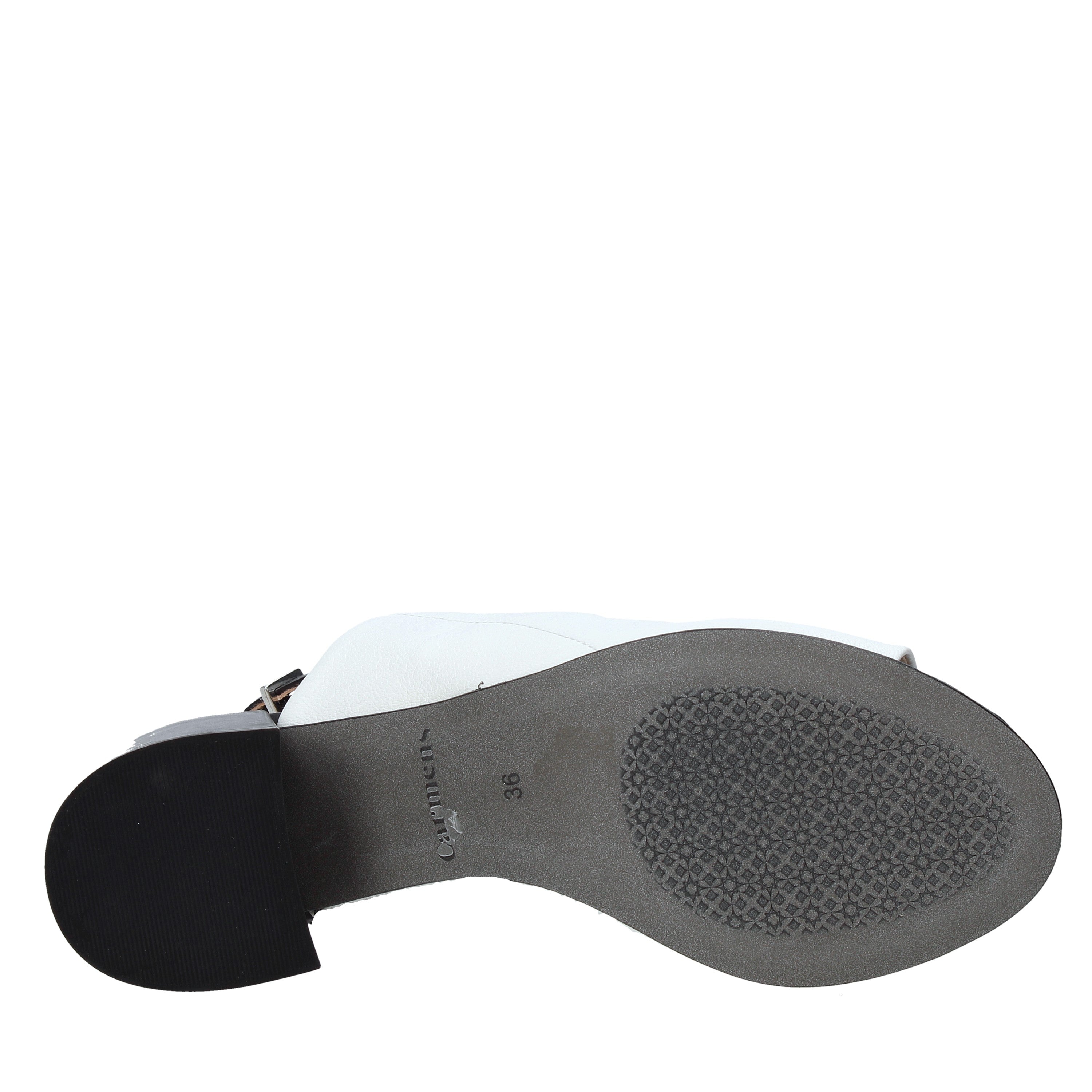 Sandali tacco Bianco Carmens 