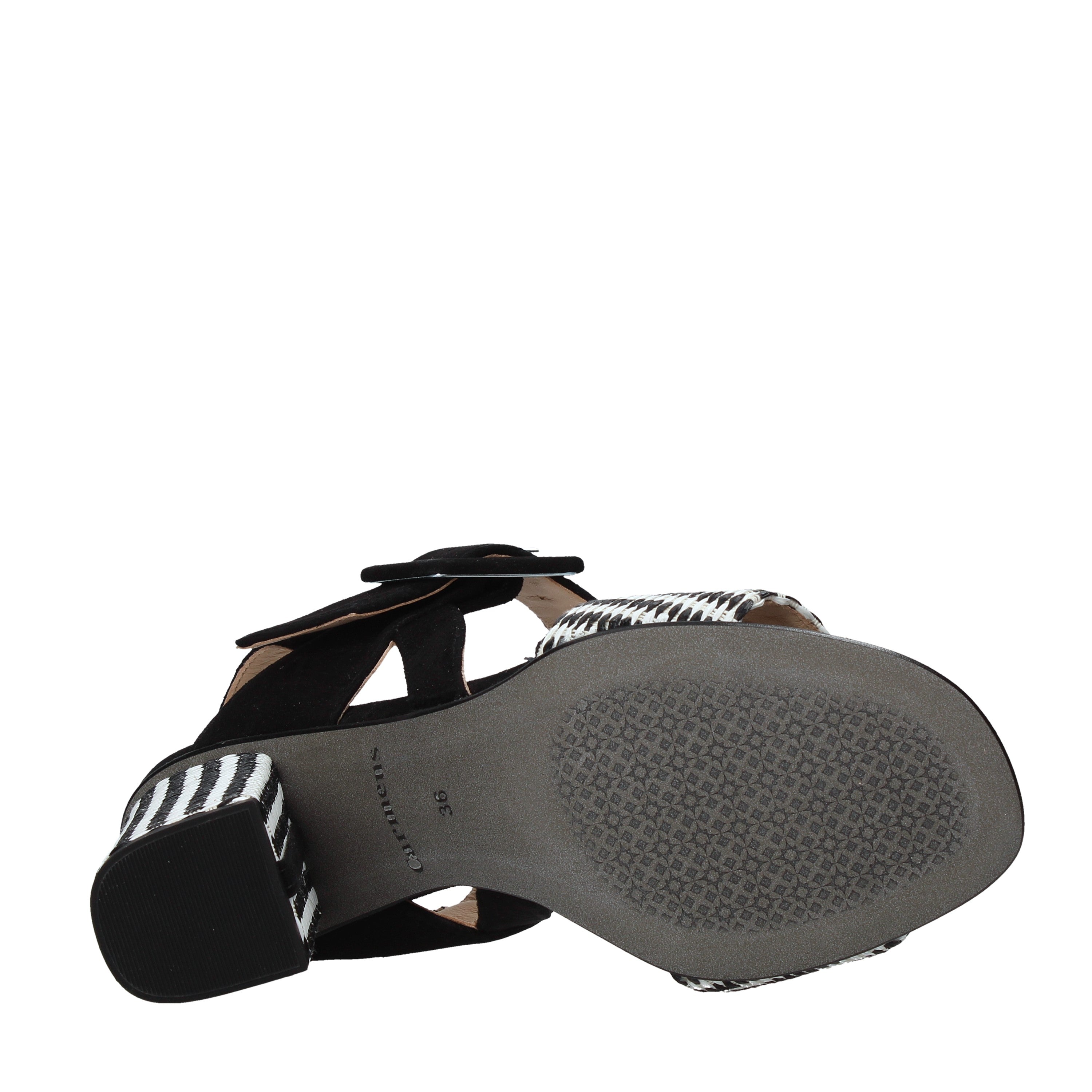 Sandali tacco Nero Carmens 