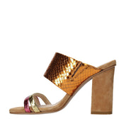 Sandali tacco Arancio Carmens 