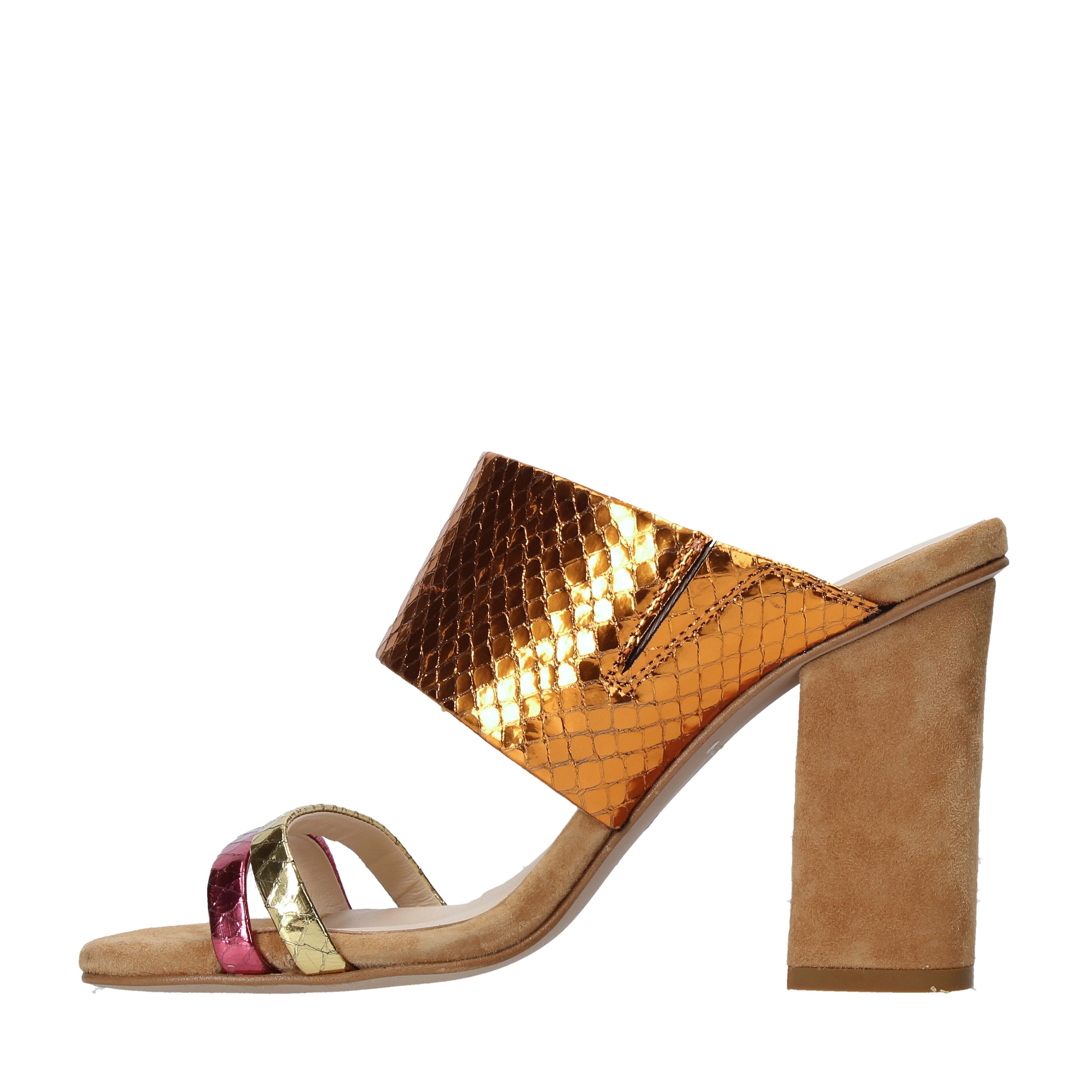 Sandali tacco Arancio Carmens 