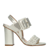 Sandali tacco Beige Carmens 