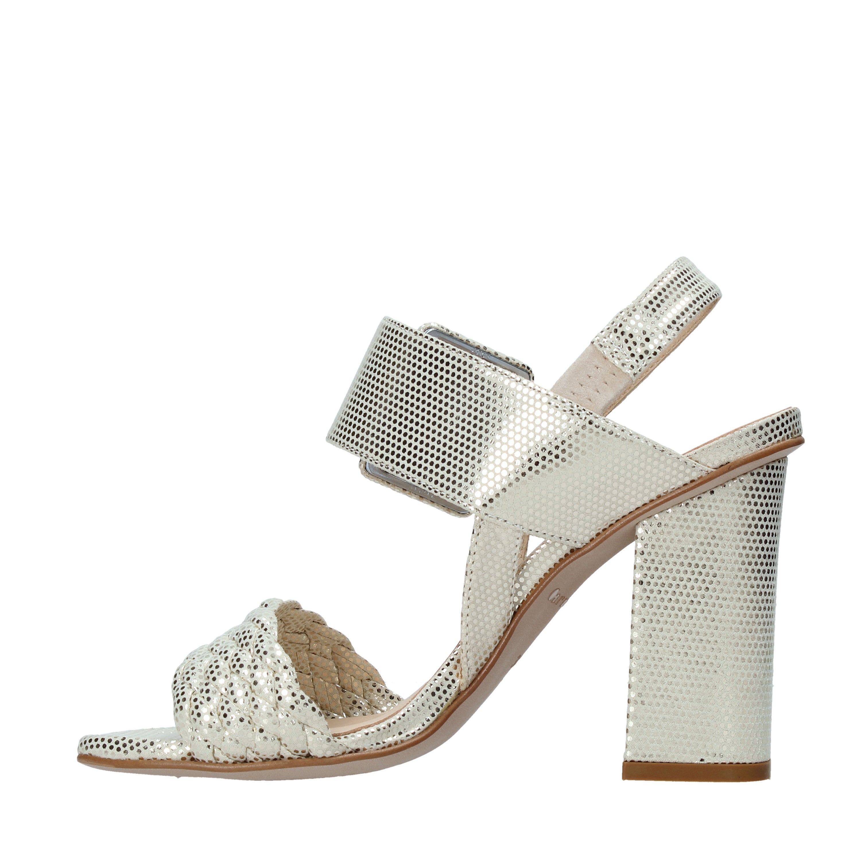 Sandali tacco Beige Carmens 