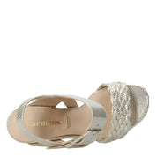 Sandali tacco Beige Carmens 