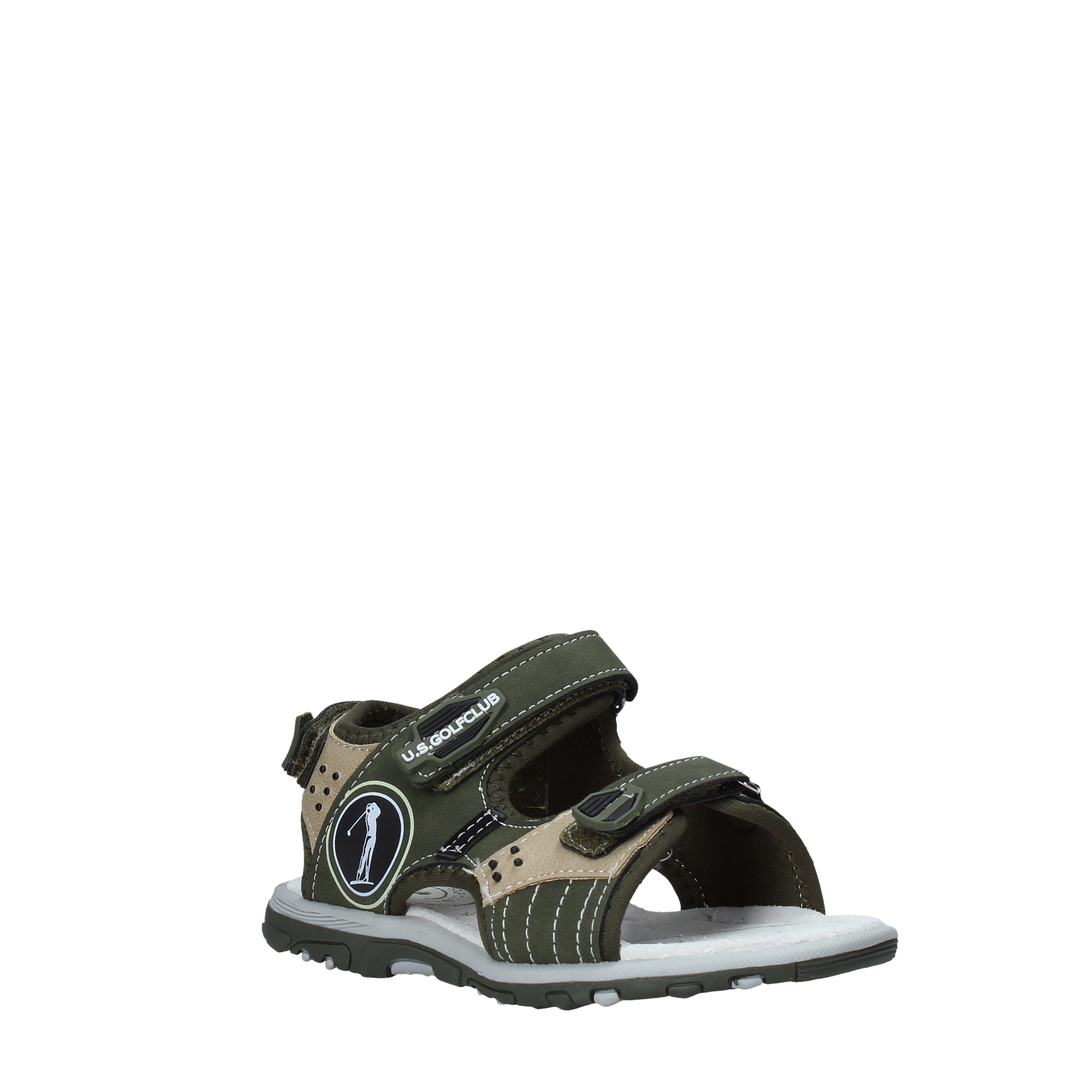 Sandali con strappi Verde U.s. Golf Kids