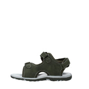 Sandali con strappi Verde U.s. Golf Kids