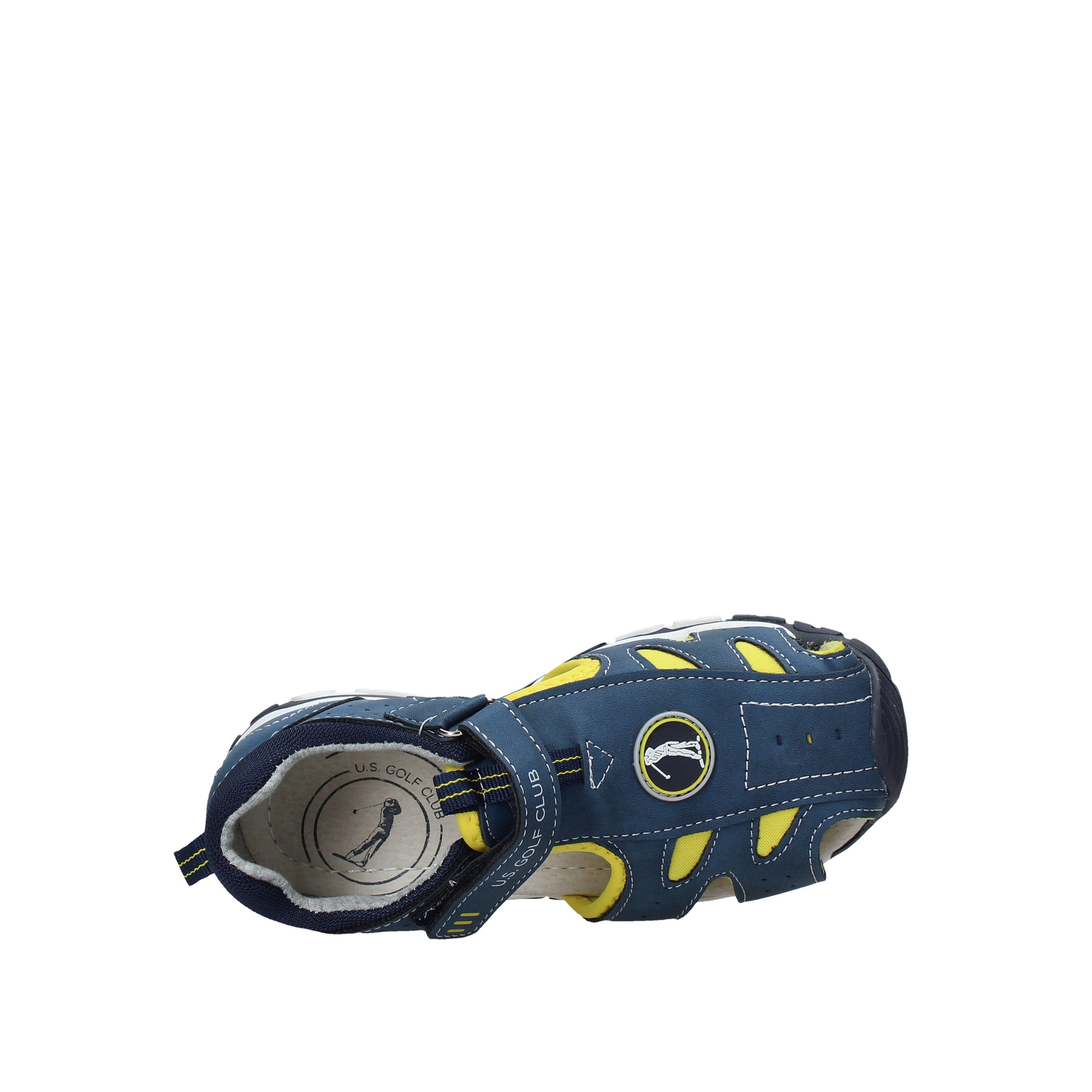 Sandali con strappi Blu U.s. Golf Kids