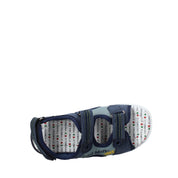 Sandali con strappi Blu Fred Mello