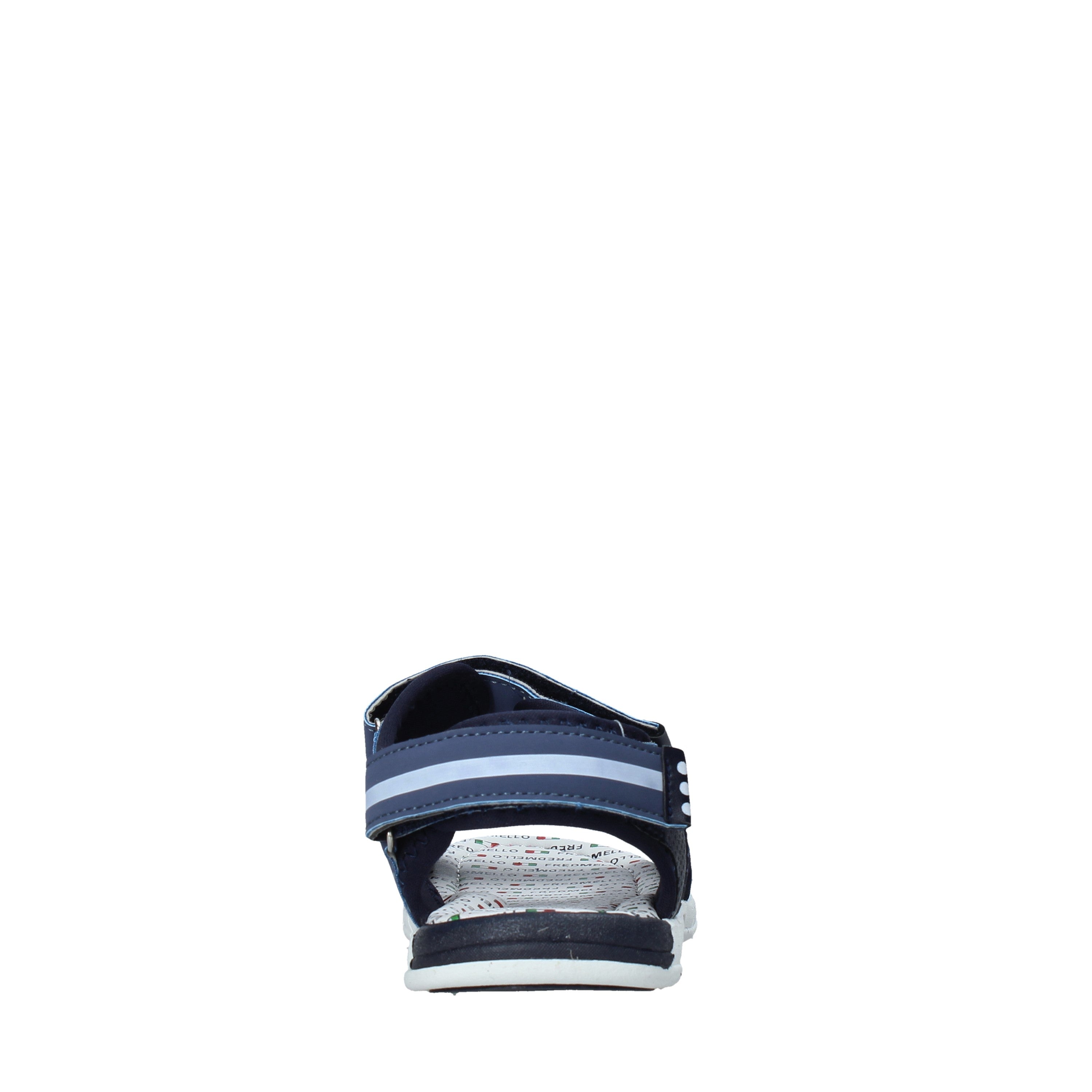 Sandali con strappi Blu Fred Mello