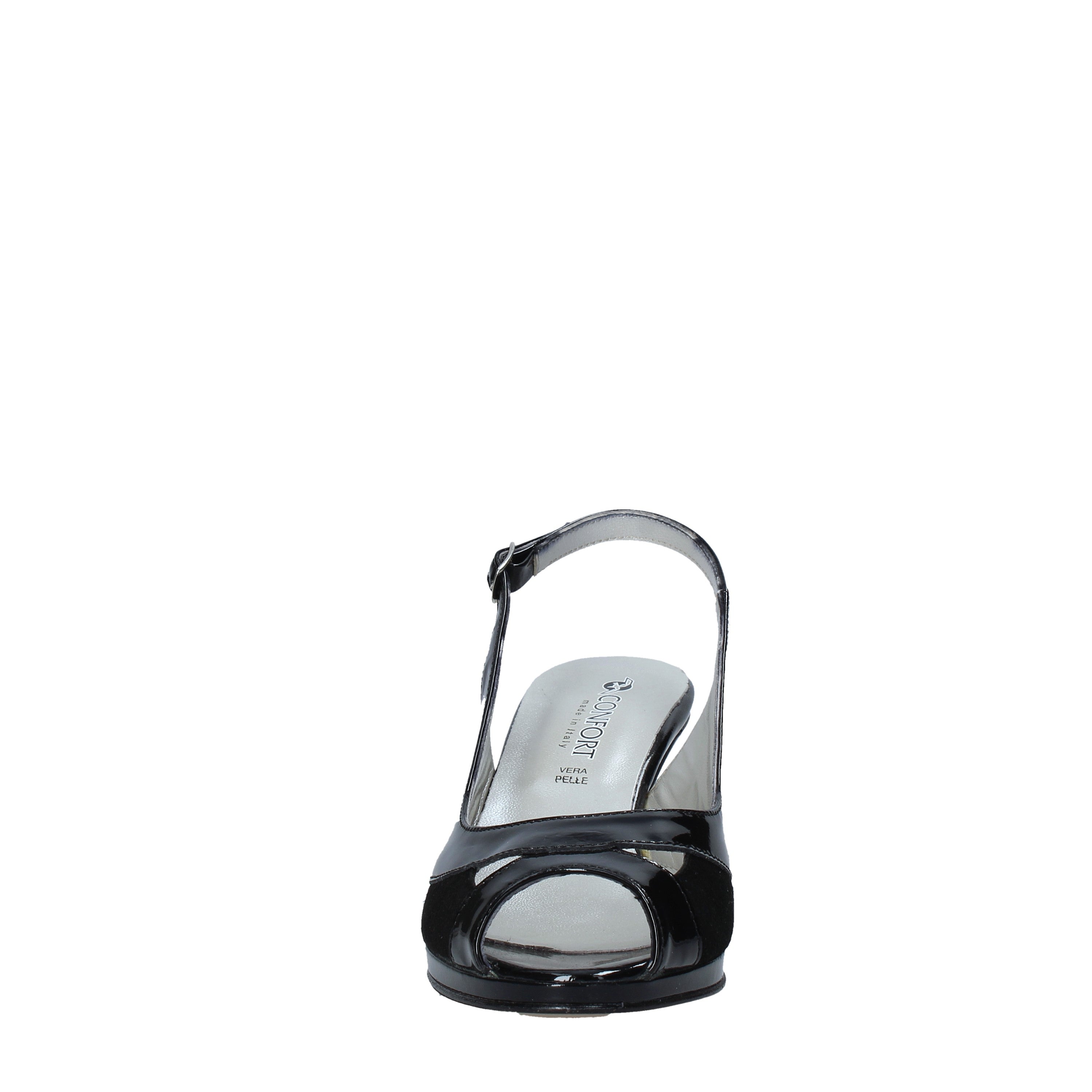 Sandali tacco Nero Confort