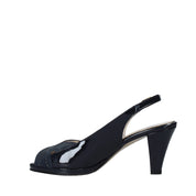 Sandali tacco Blu Confort