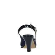 Sandali tacco Blu Confort