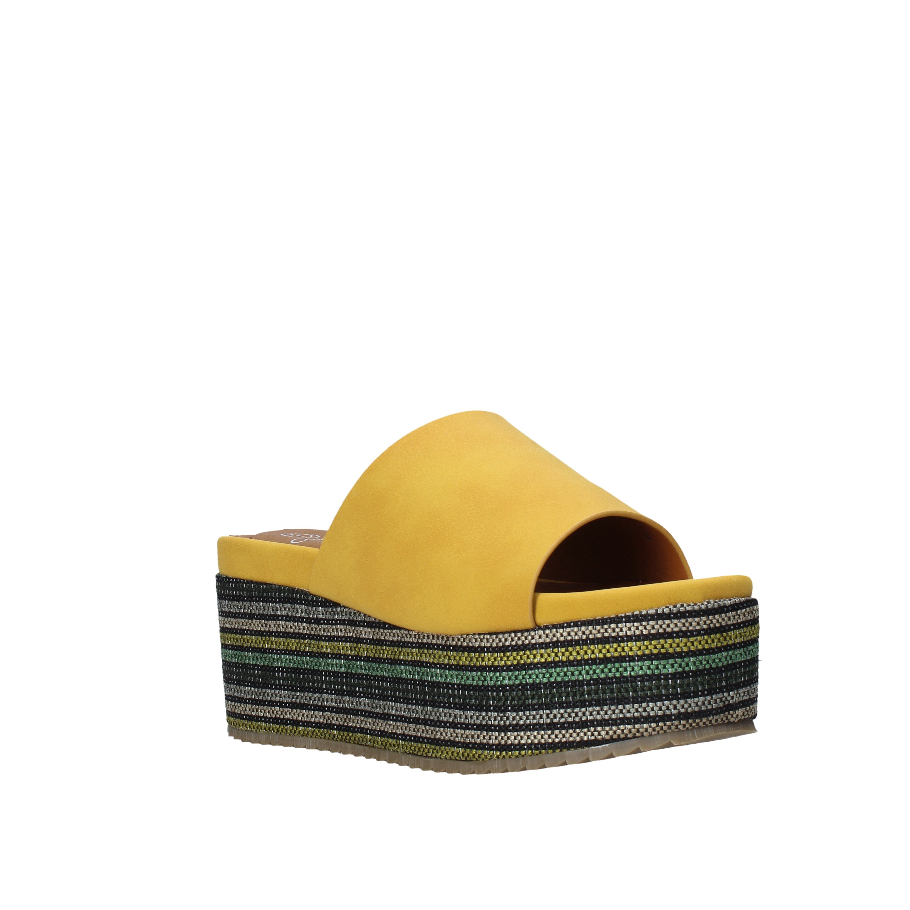 Sandali zeppa Giallo Onyx