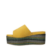 Sandali zeppa Giallo Onyx