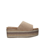 Sandali zeppa Marrone Onyx