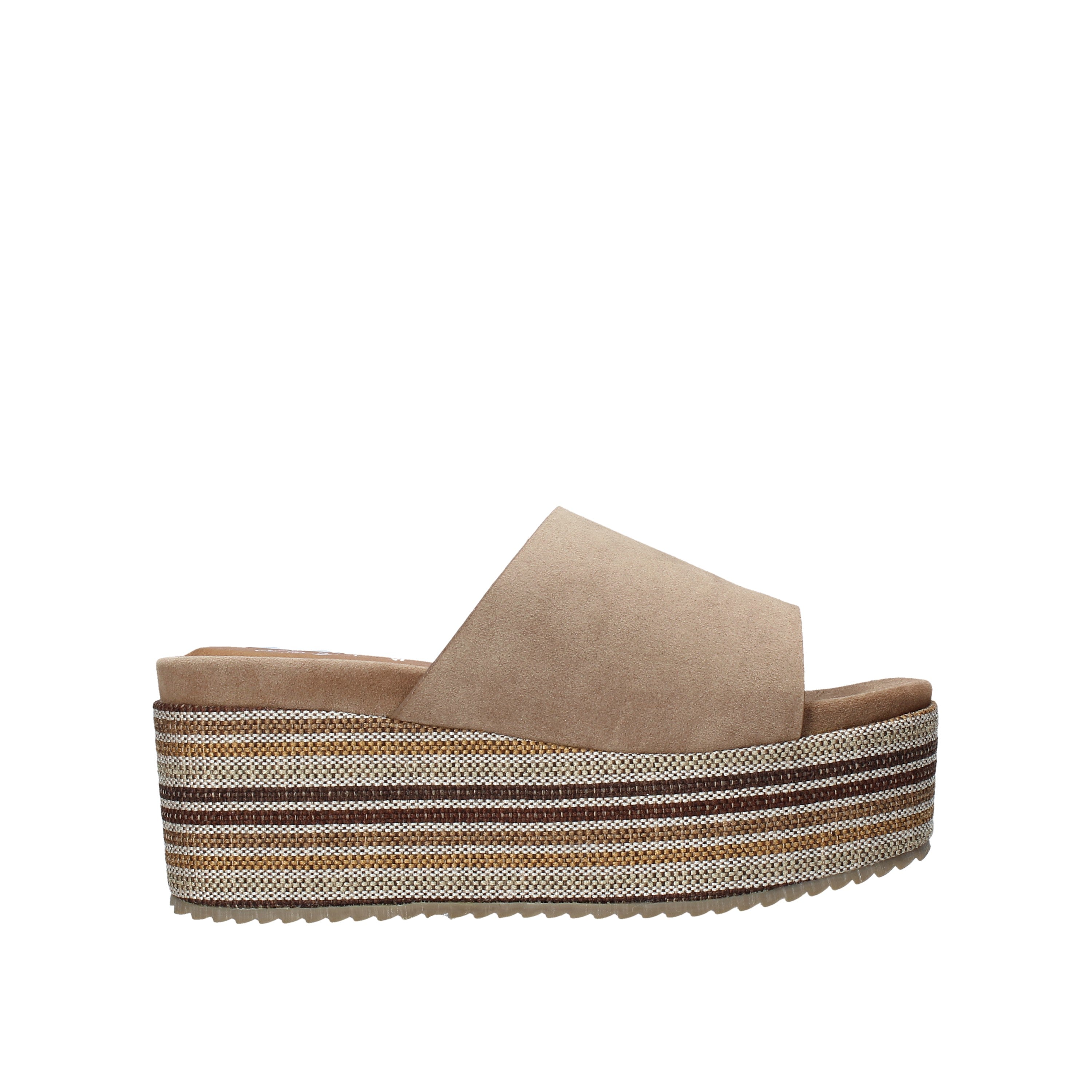 Sandali zeppa Marrone Onyx