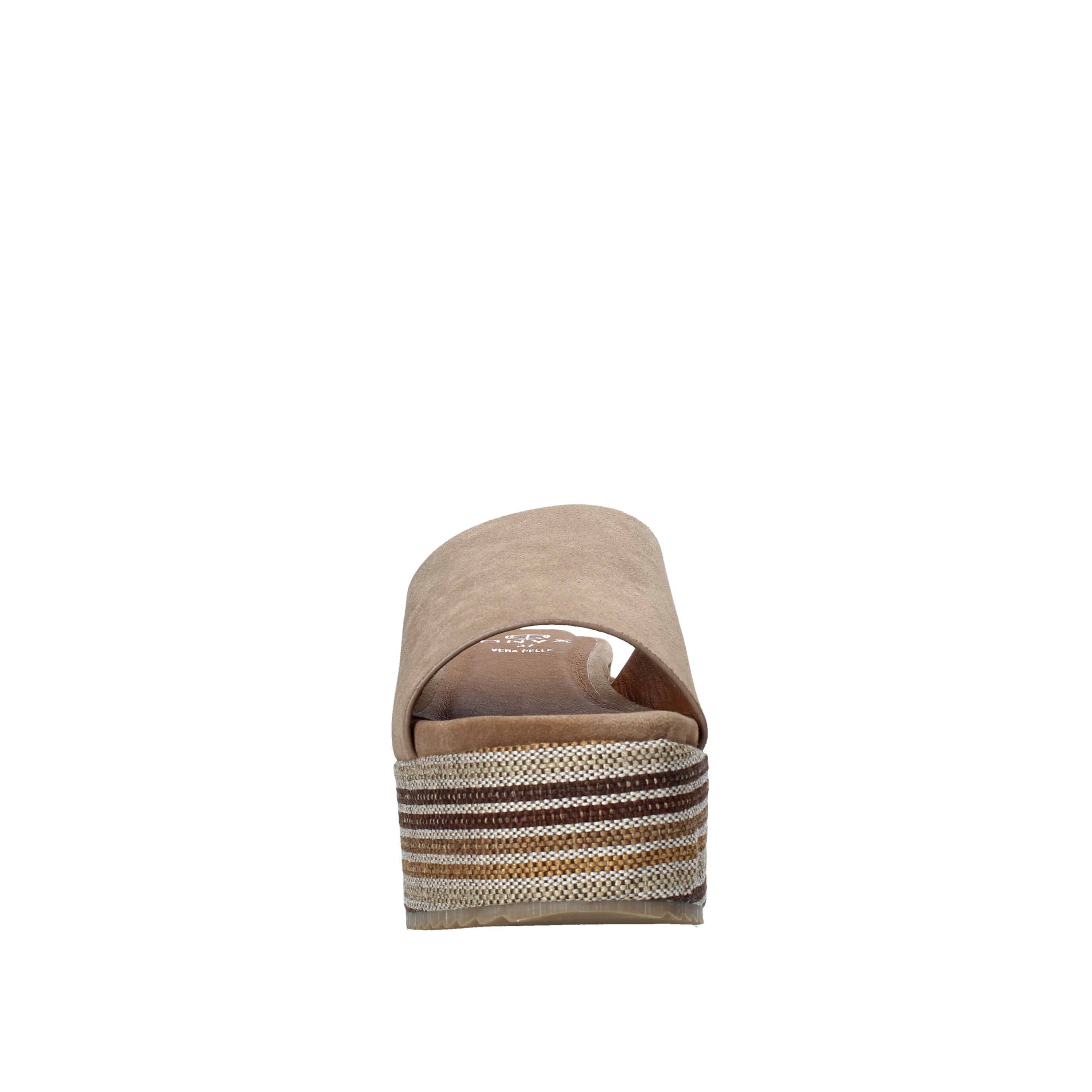 Sandali zeppa Marrone Onyx