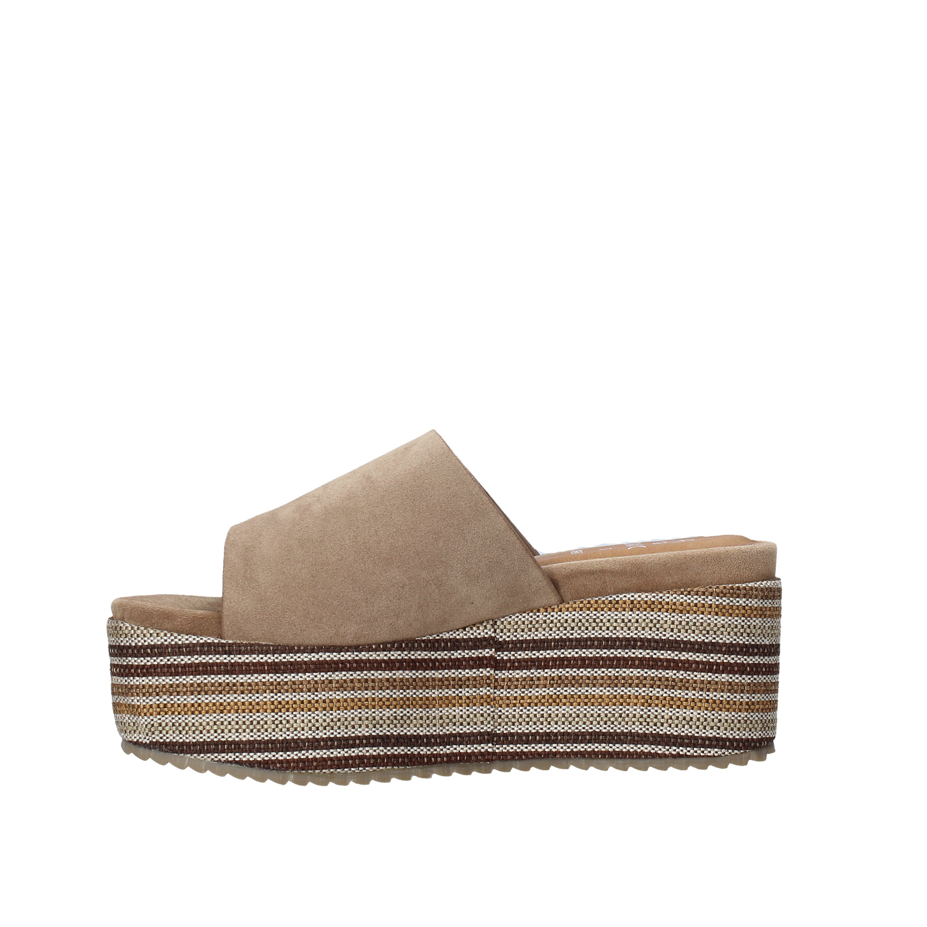 Sandali zeppa Marrone Onyx