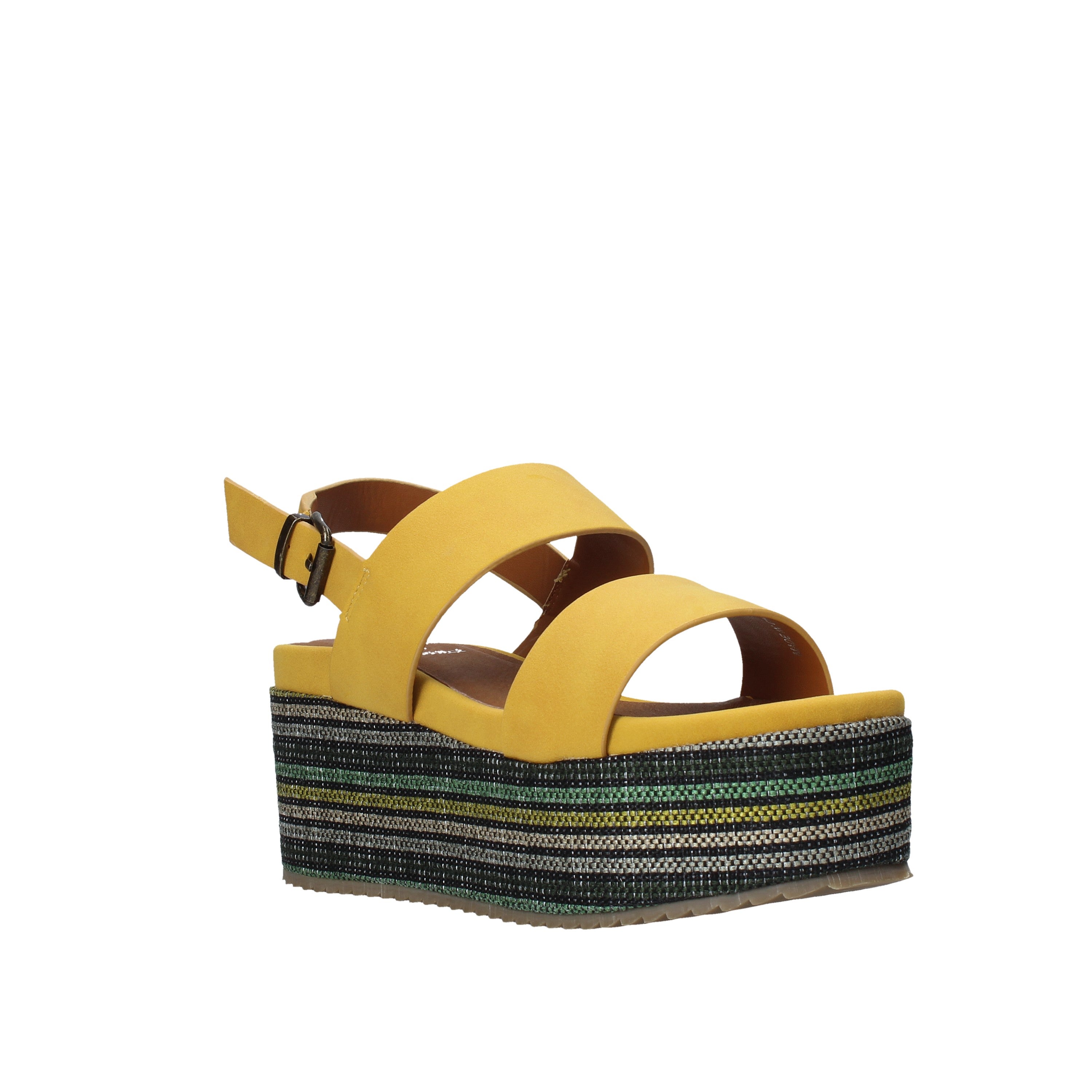 Sandali zeppa Giallo Onyx