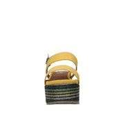 Sandali zeppa Giallo Onyx