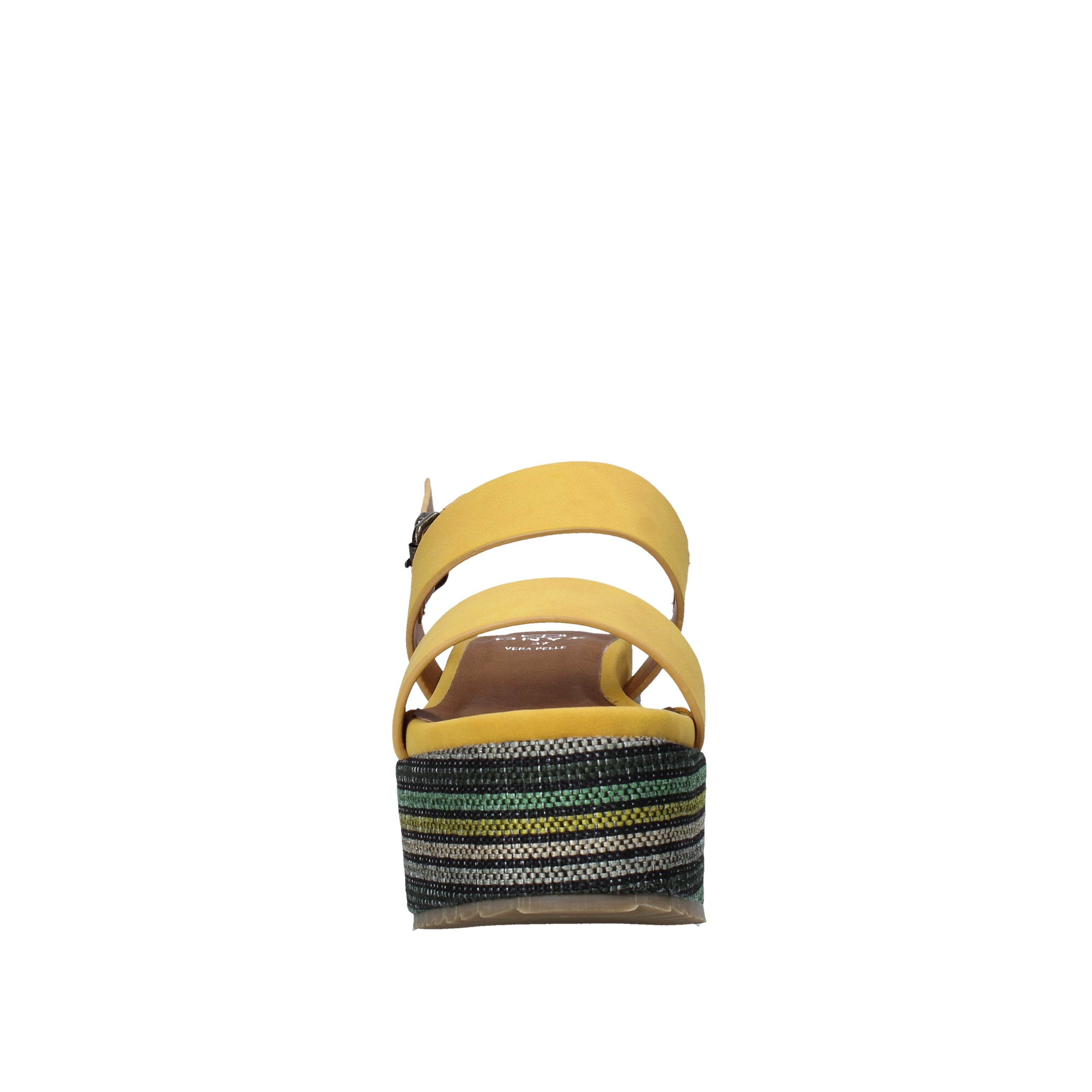 Sandali zeppa Giallo Onyx