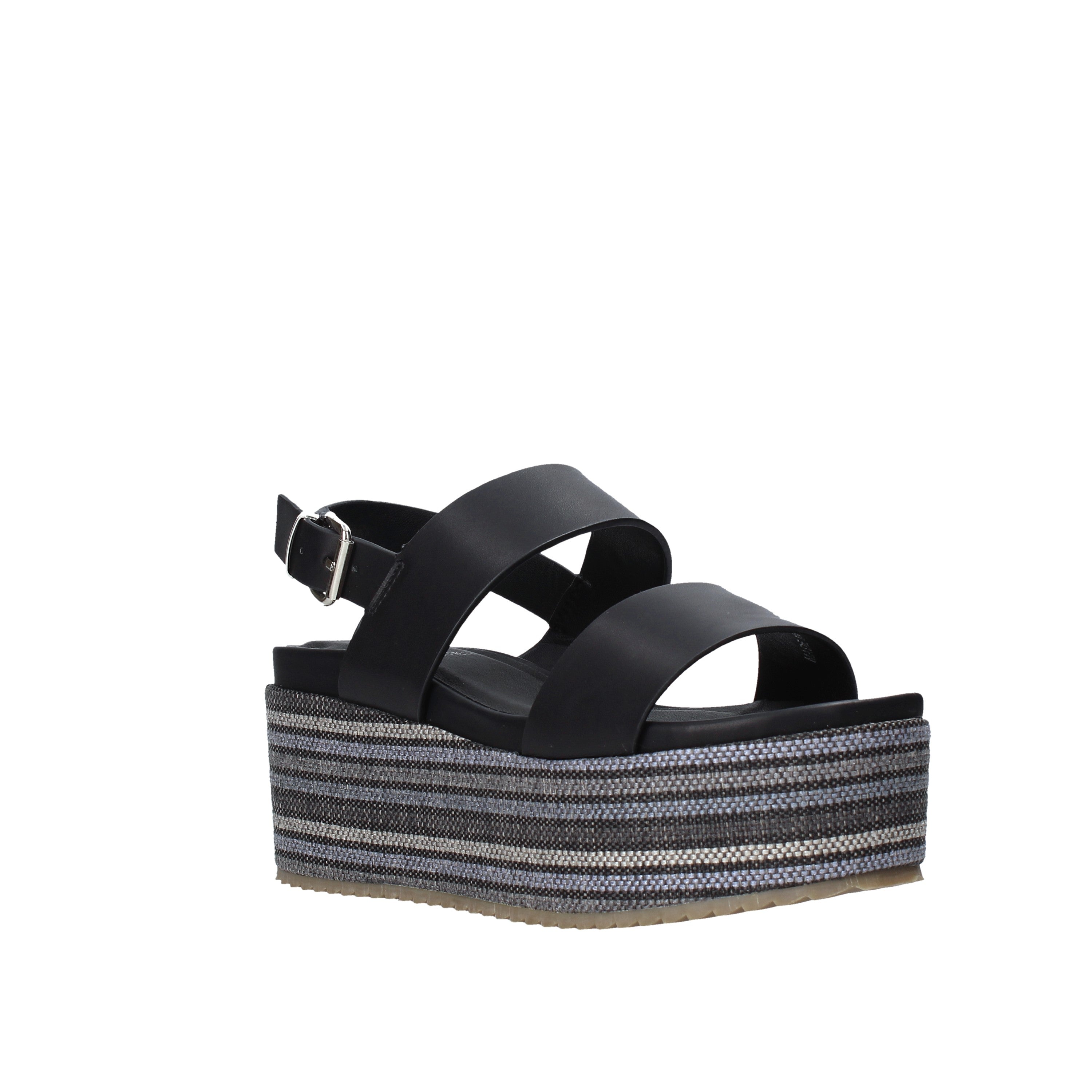 Sandali zeppa Nero Onyx
