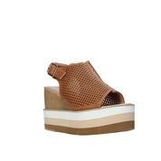 Sandali zeppa Marrone Onyx