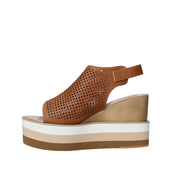 Sandali zeppa Marrone Onyx