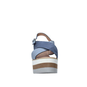 Sandali zeppa Blu Onyx