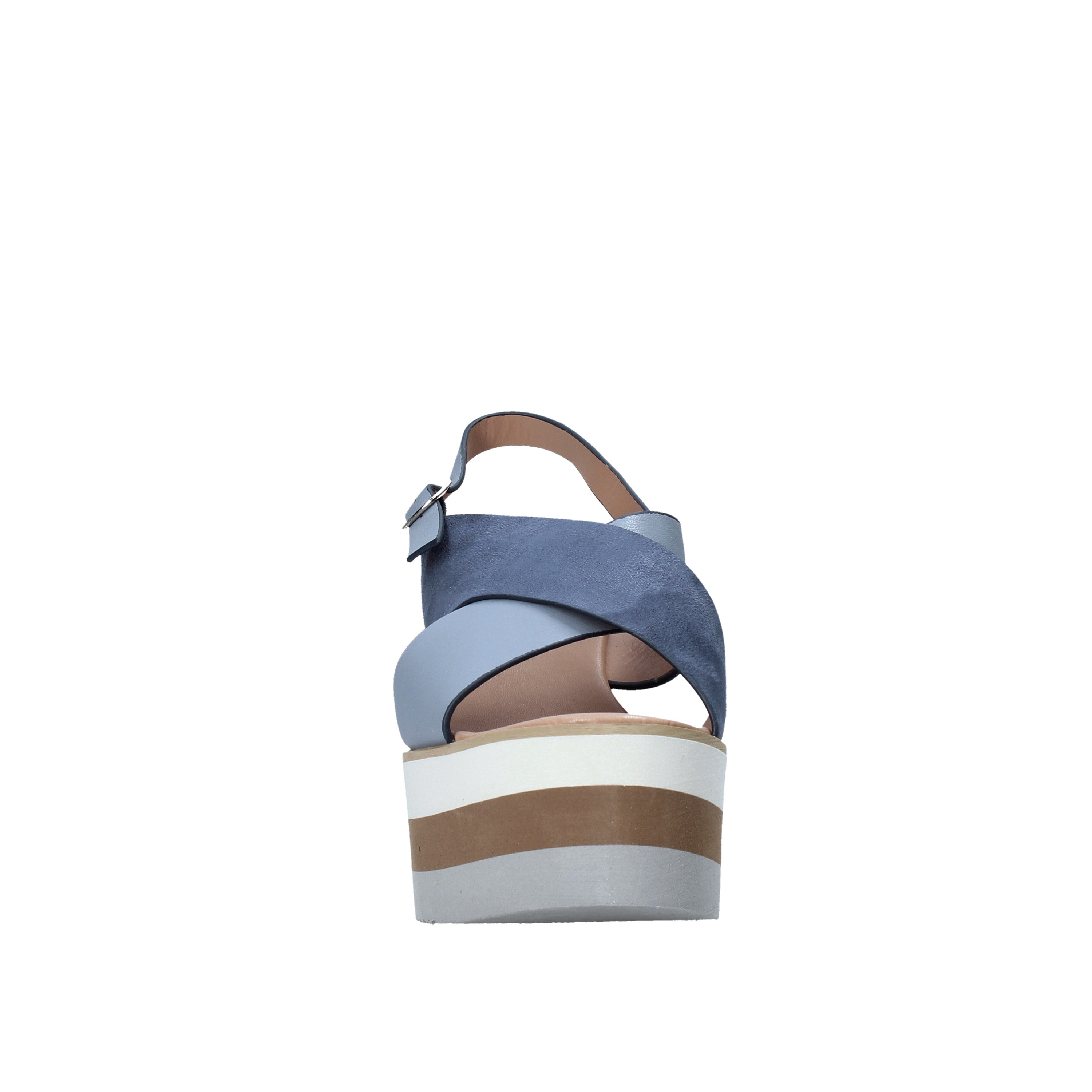 Sandali zeppa Blu Onyx