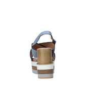 Sandali zeppa Blu Onyx