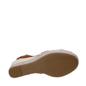 Sandali zeppa Marrone Refresh