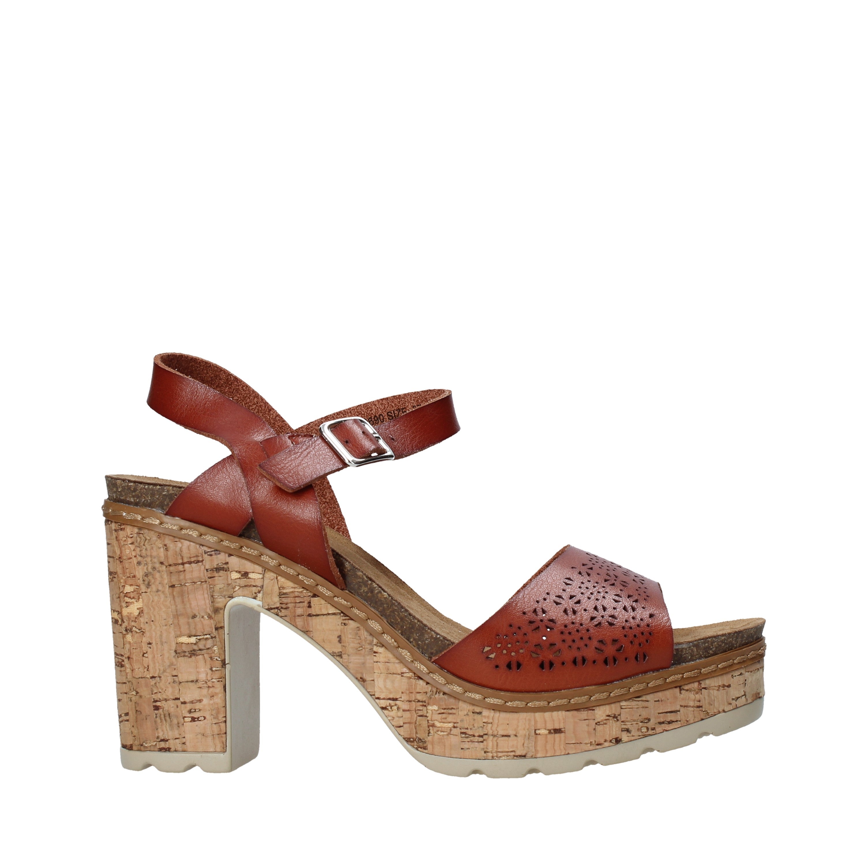 Sandali tacco Marrone Refresh