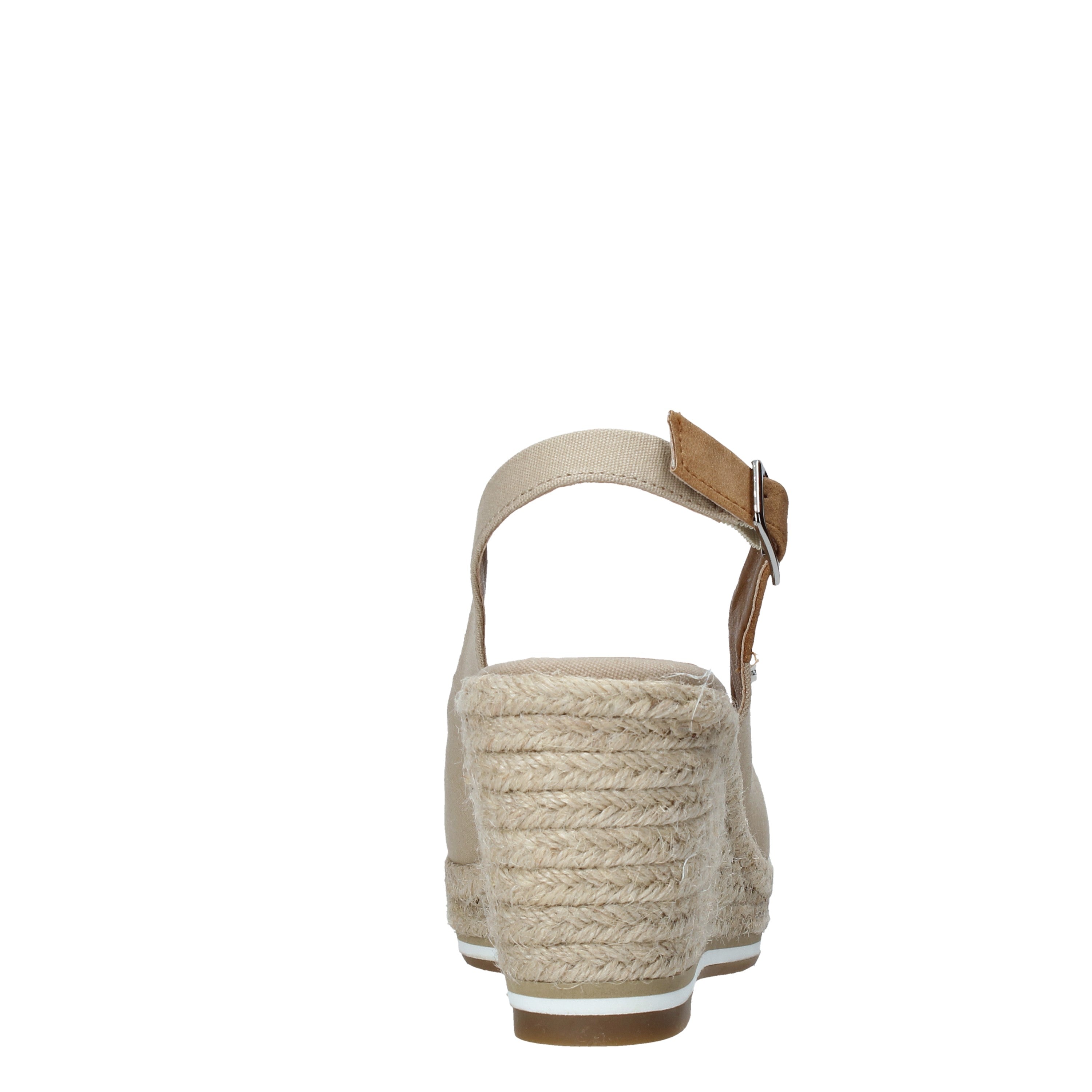 Sandali zeppa Beige Refresh