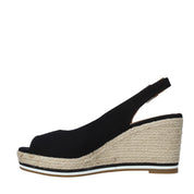 Sandali zeppa Nero Refresh