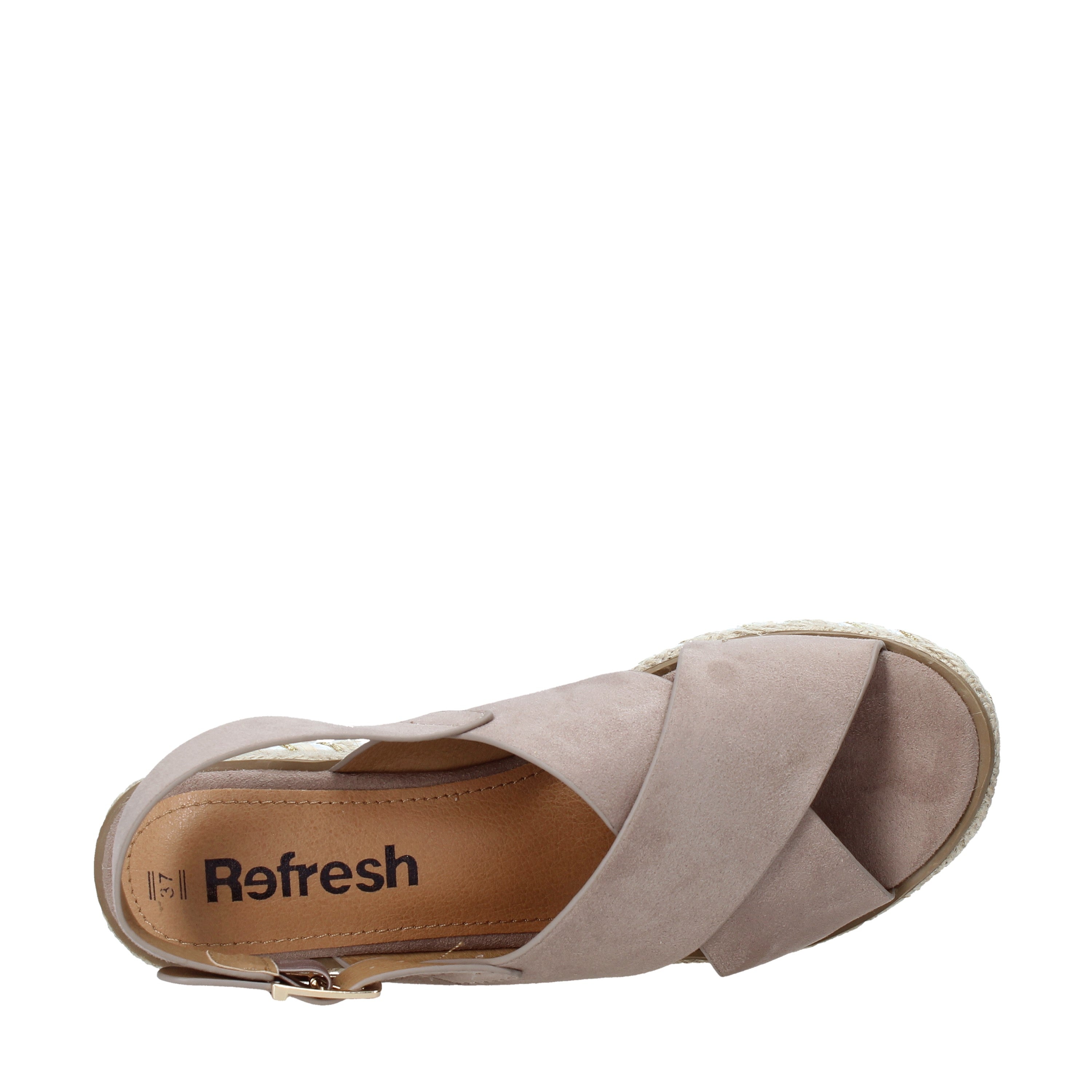 Sandali zeppa Grigio Refresh