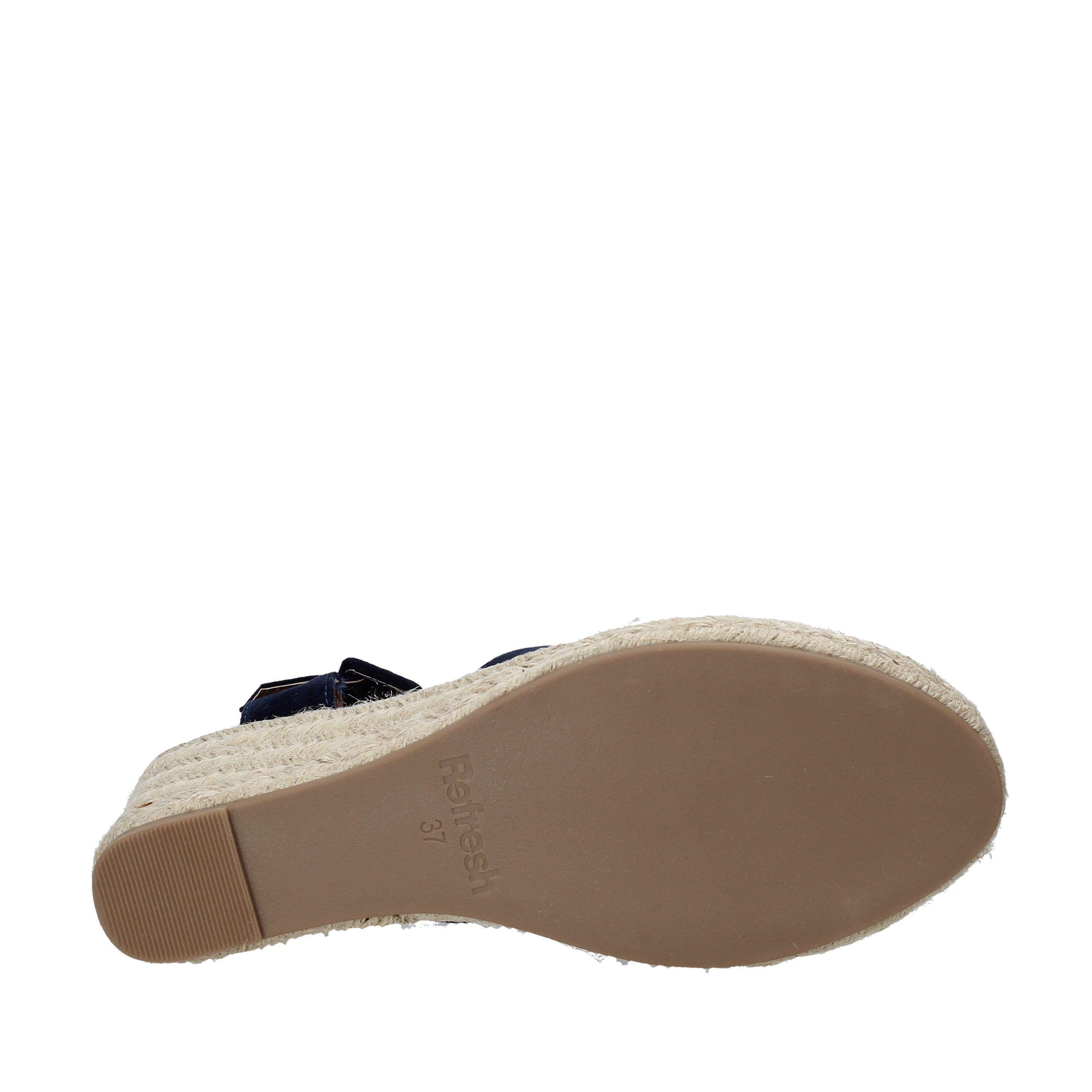 Sandali zeppa Blu Refresh