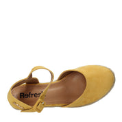 Sandali zeppa Giallo Refresh