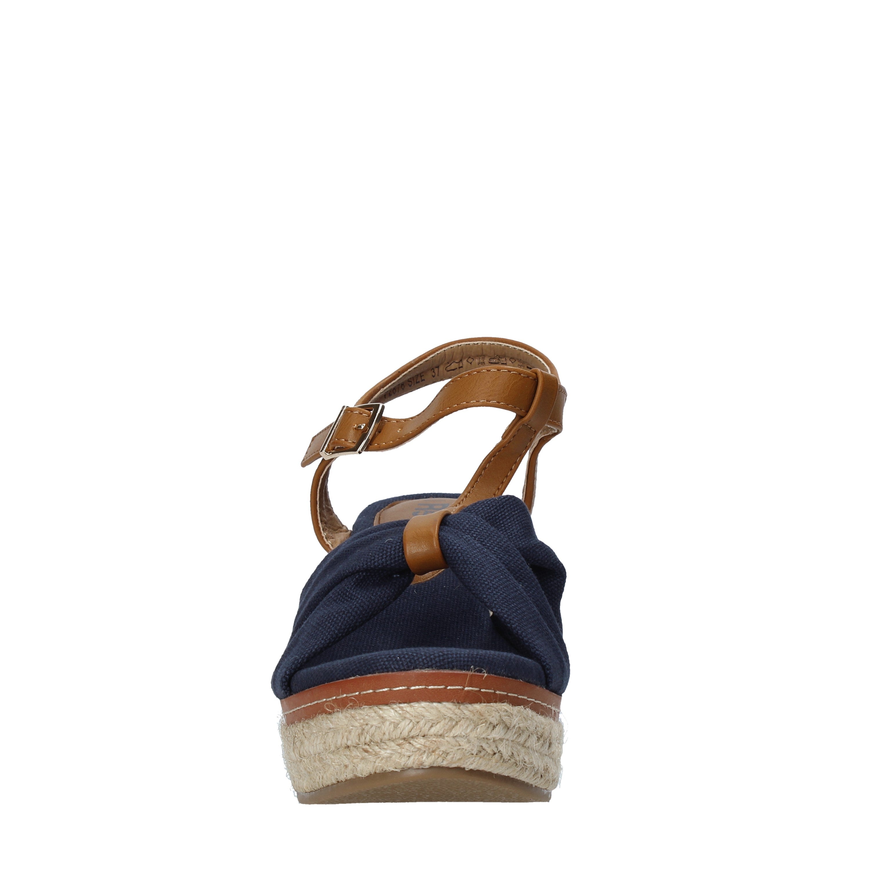 Sandali zeppa Blu Refresh