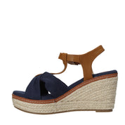 Sandali zeppa Blu Refresh