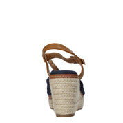 Sandali zeppa Blu Refresh