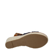 Sandali zeppa Blu Refresh