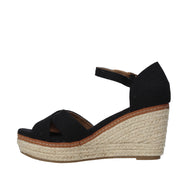 Sandali zeppa Nero Refresh