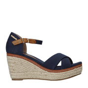 Sandali zeppa Blu Refresh