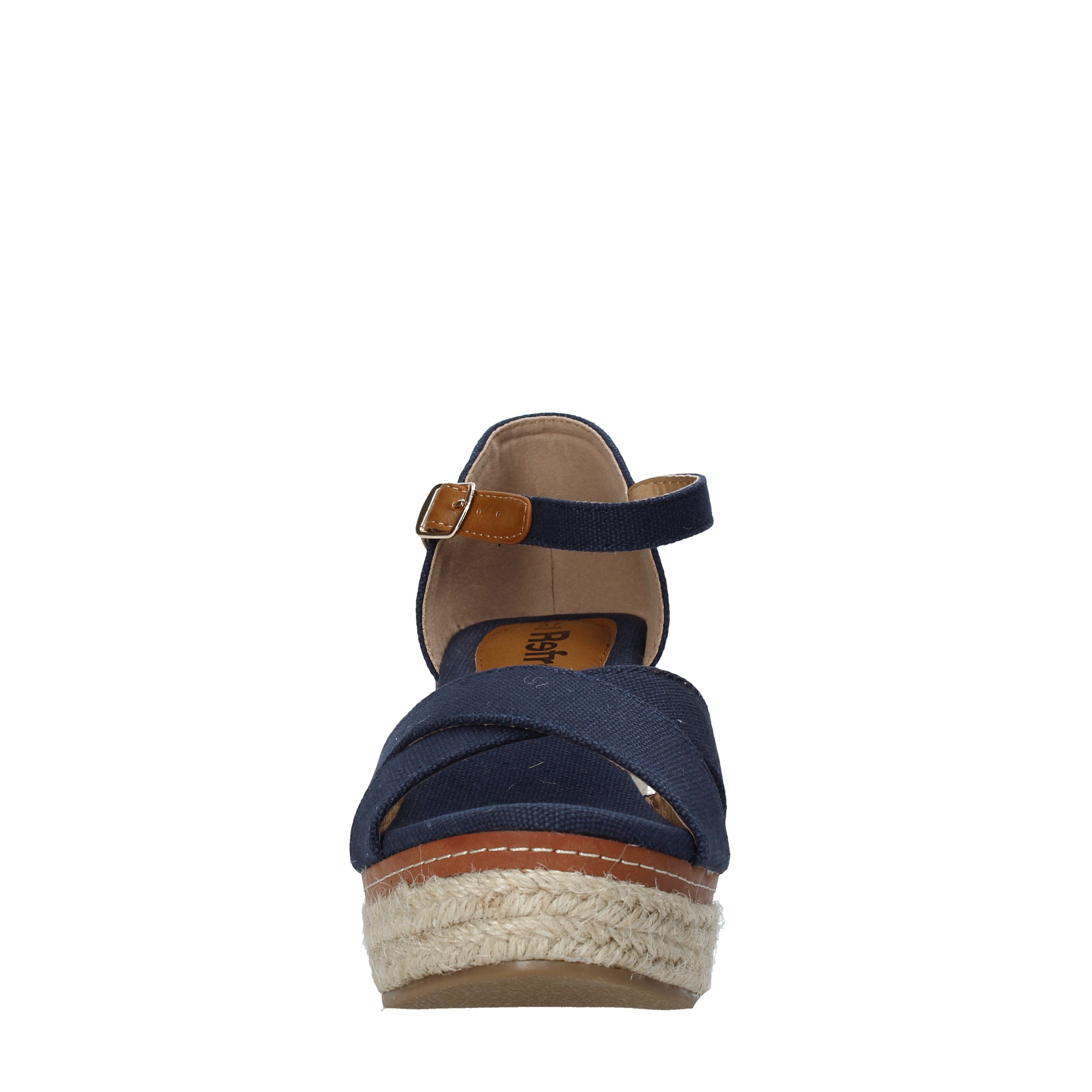 Sandali zeppa Blu Refresh