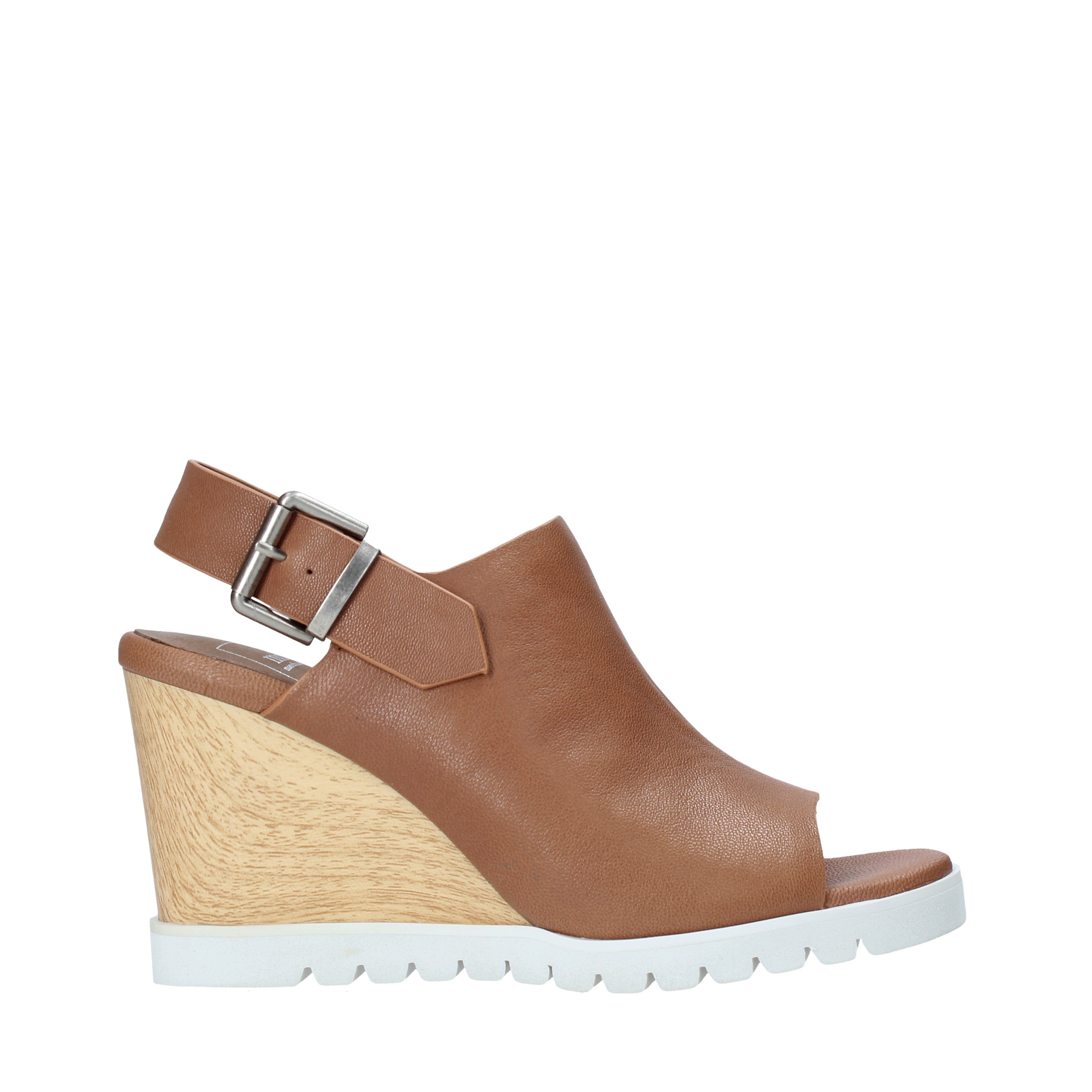 Sandali zeppa Marrone Manufacture D'essai